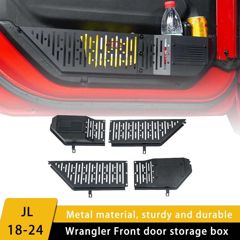 Металлический ящик для хранения передней двери для Wrangler JL JLU 2018-2024, расширенная сумка для хранения передней двери, боковая вставка, аксессуар для хранения
Металлический ящик для хранения передней двери для Wrangler JL JLU 2018-2024, расширенная сумка для хранения передней двери, боковая вставка, аксессуар для хранения