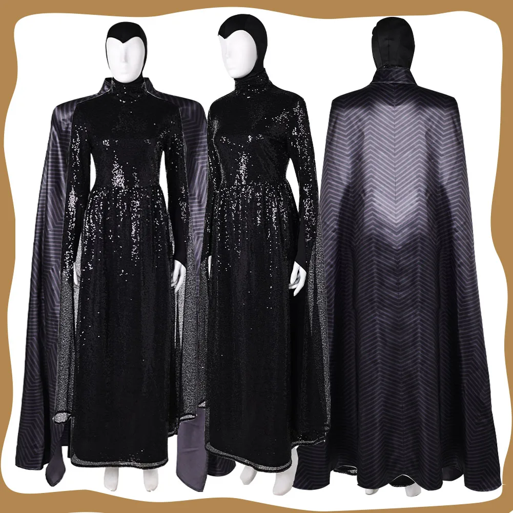 Evil Cos Queen Cosplay Women Fantasy Black Cloak Dress Snow Disguise Cloth Movie White Costume Outfits Halloween Carnival Suit
Evil Cos Queen Cosplay Women Fantasy Black Cloak Dress Snow Disguise Cloth Movie White Costume Outfits Halloween Carnival Suit
