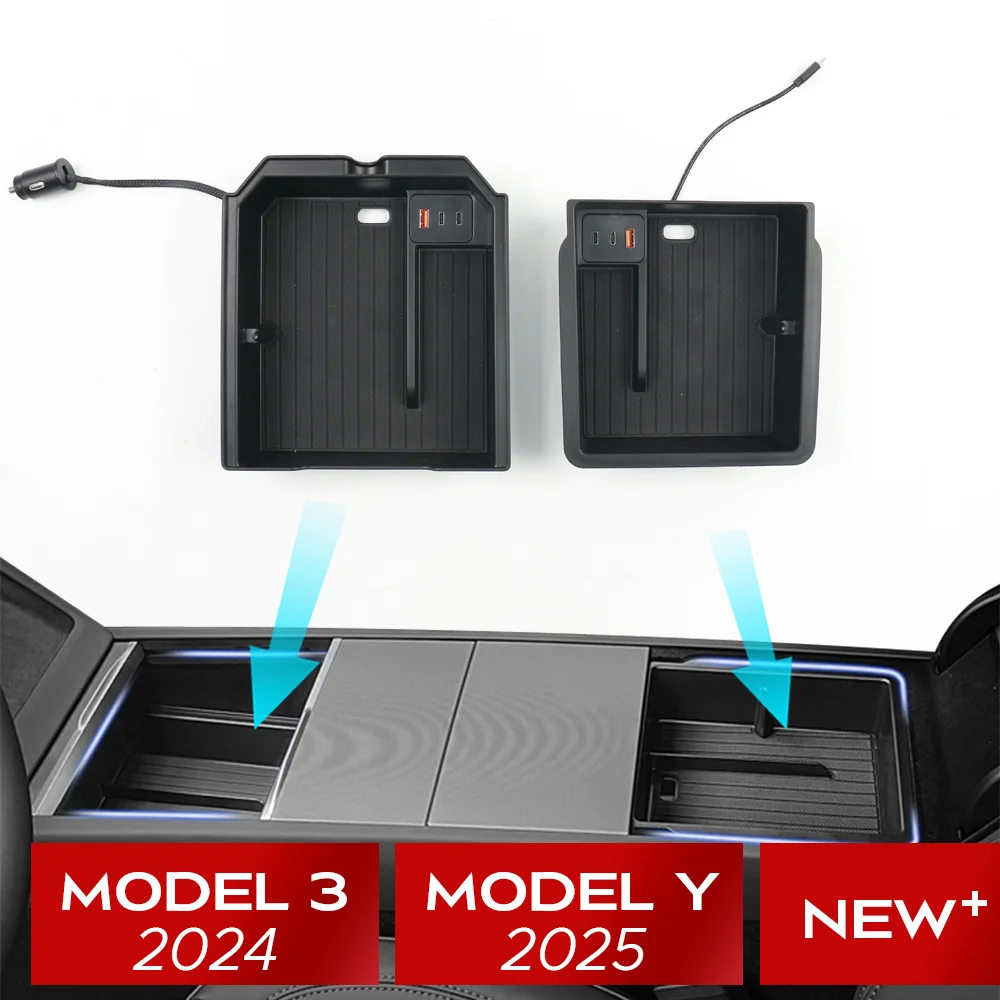 for Tesla Model 3 Highland 2024 and Model Y Launch juniper 2025 Console Armrest Storage Organizer Interior Box Accessorie
for Tesla Model 3 Highland 2024 and Model Y Launch juniper 2025 Console Armrest Storage Organizer Interior Box Accessorie