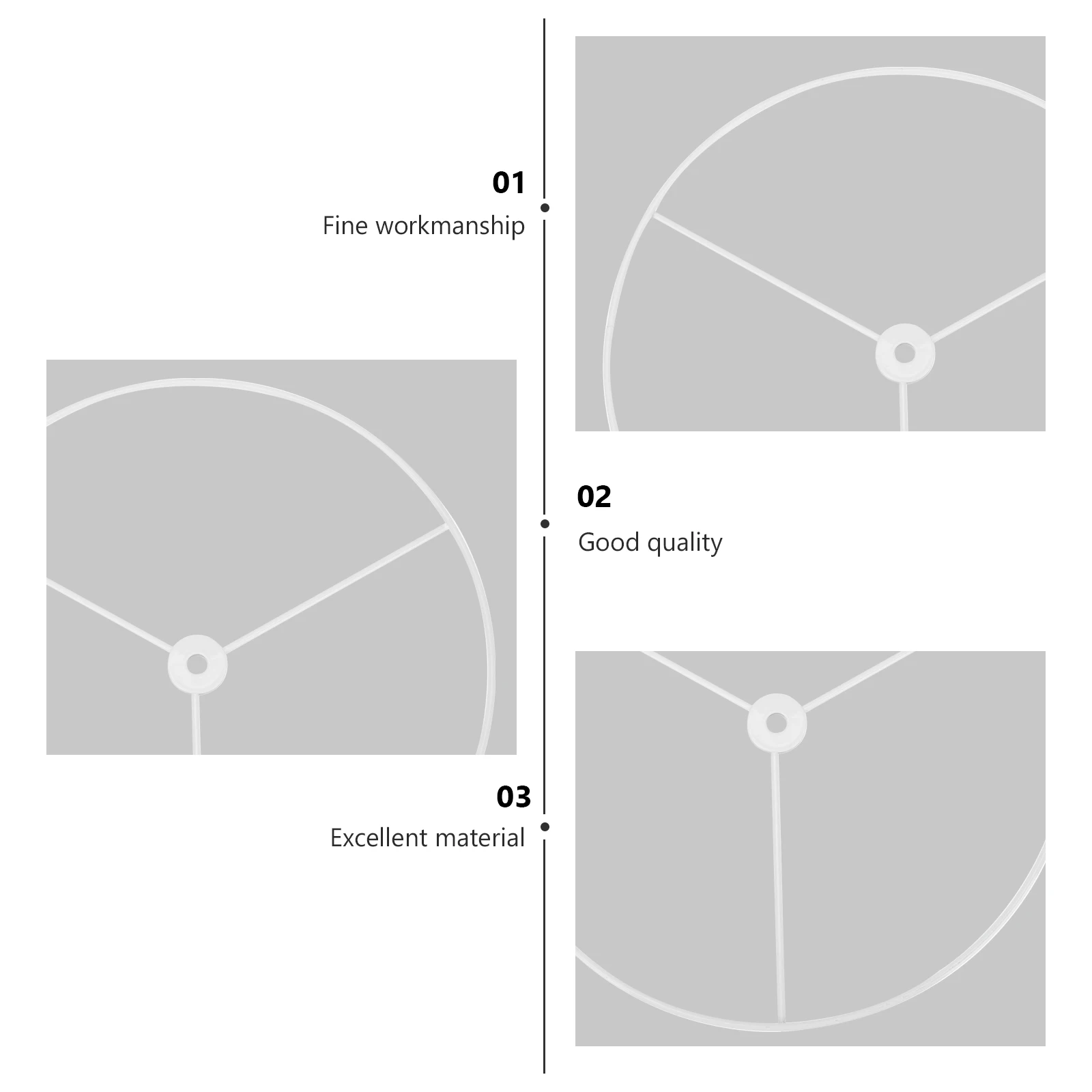 2pcs Round Lampshade Frame Round Metal Frame for Ceiling Light DIY Hanging Chandelier Durable Smooth Lampshade
2pcs Round Lampshade Frame Round Metal Frame for Ceiling Light DIY Hanging Chandelier Durable Smooth Lampshade