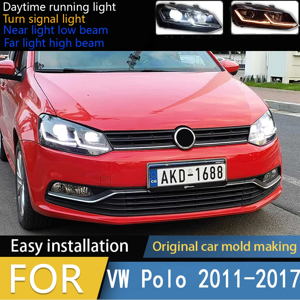 Car Lights for VW Polo LED Headlight Projector Lens 2011-2017 Vento Head Lamp DRL Hid Head Lamp Bi Xenon Beam Accessories
Car Lights for VW Polo LED Headlight Projector Lens 2011-2017 Vento Head Lamp DRL Hid Head Lamp Bi Xenon Beam Accessories