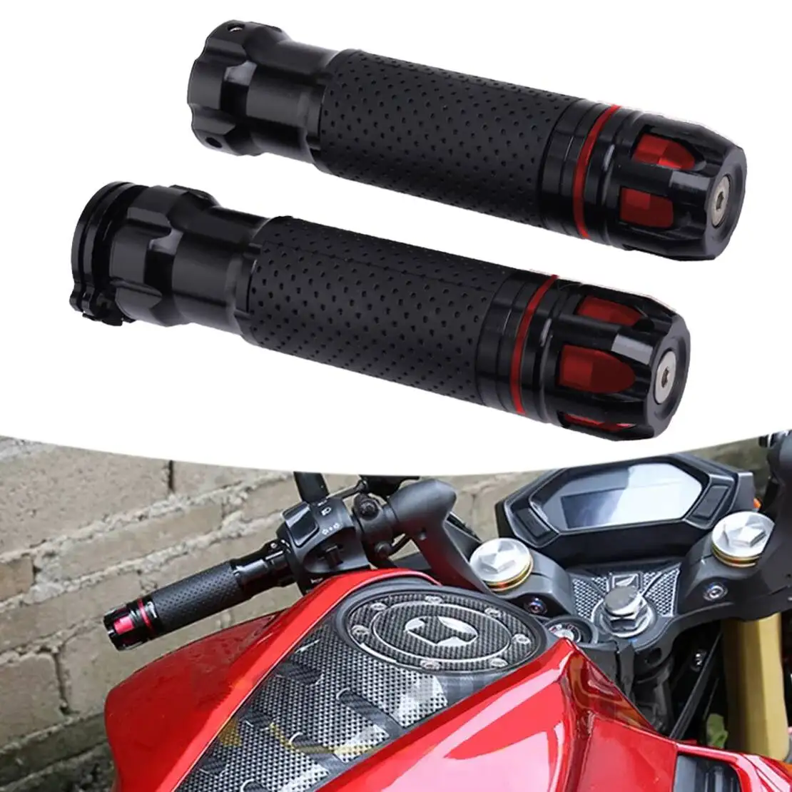 1 Pair 7/8" 22mm Motorcycle Universal Rotatable Throttle Handlebar Handle Bar Black Aluminum Alloy Hand Grips
1 Pair 7/8" 22mm Motorcycle Universal Rotatable Throttle Handlebar Handle Bar Black Aluminum Alloy Hand Grips
