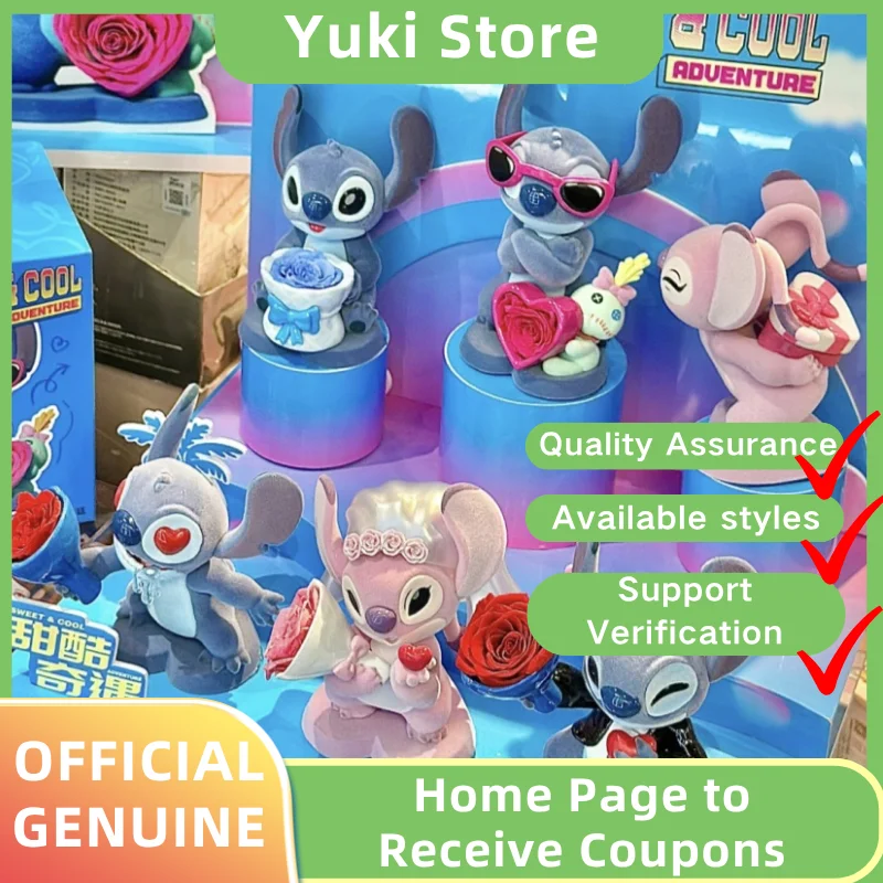Authentic Disney Stitch Sweet & Cool Adventure Forever - Flower Series Blind Box Trendy - Play Decoration Figurine Great Gift
Authentic Disney Stitch Sweet & Cool Adventure Forever - Flower Series Blind Box Trendy - Play Decoration Figurine Great Gift
