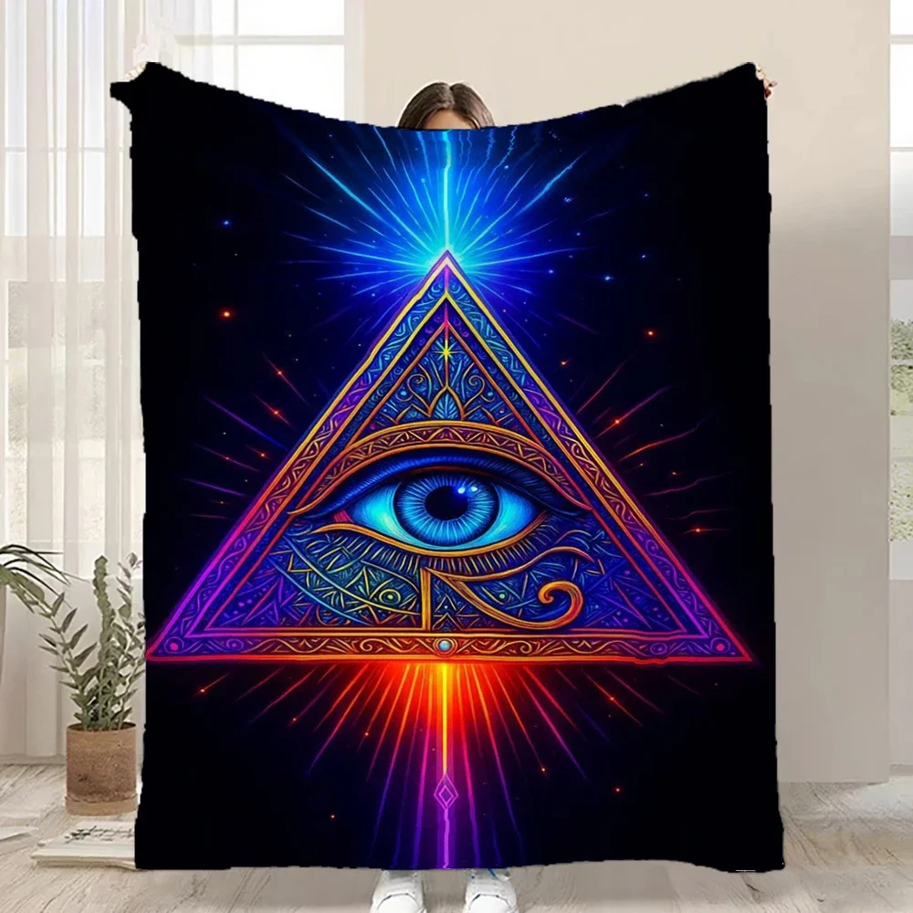 Colorful Eye of Horus Flannel Blanket Bohemian Throw Blanket Soft Warm Cozy for Sofa Bed Home Decor All Season
Colorful Eye of Horus Flannel Blanket Bohemian Throw Blanket Soft Warm Cozy for Sofa Bed Home Decor All Season