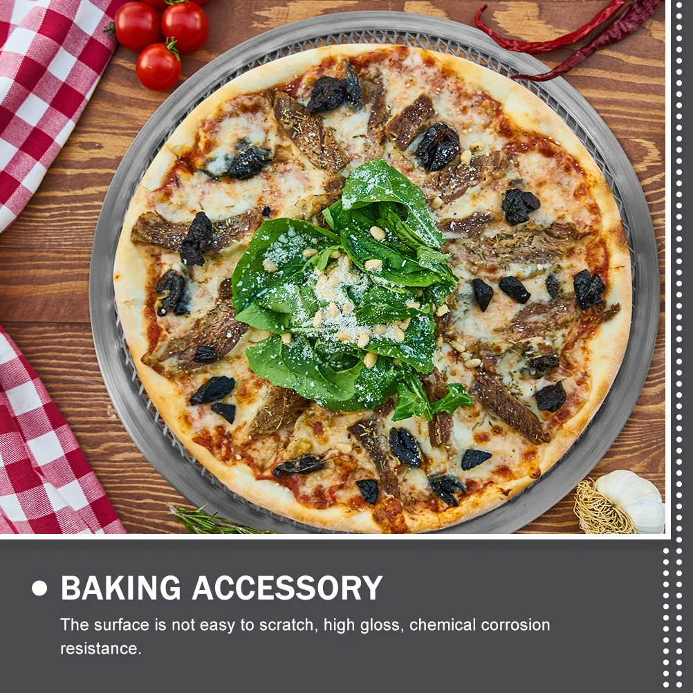 Perforated Pizza Pan Round Baking Tray Non-Stick Household Kitchen Accessory Multi-Function Oven Baking Plate
Perforated Pizza Pan Round Baking Tray Non-Stick Household Kitchen Accessory Multi-Function Oven Baking Plate