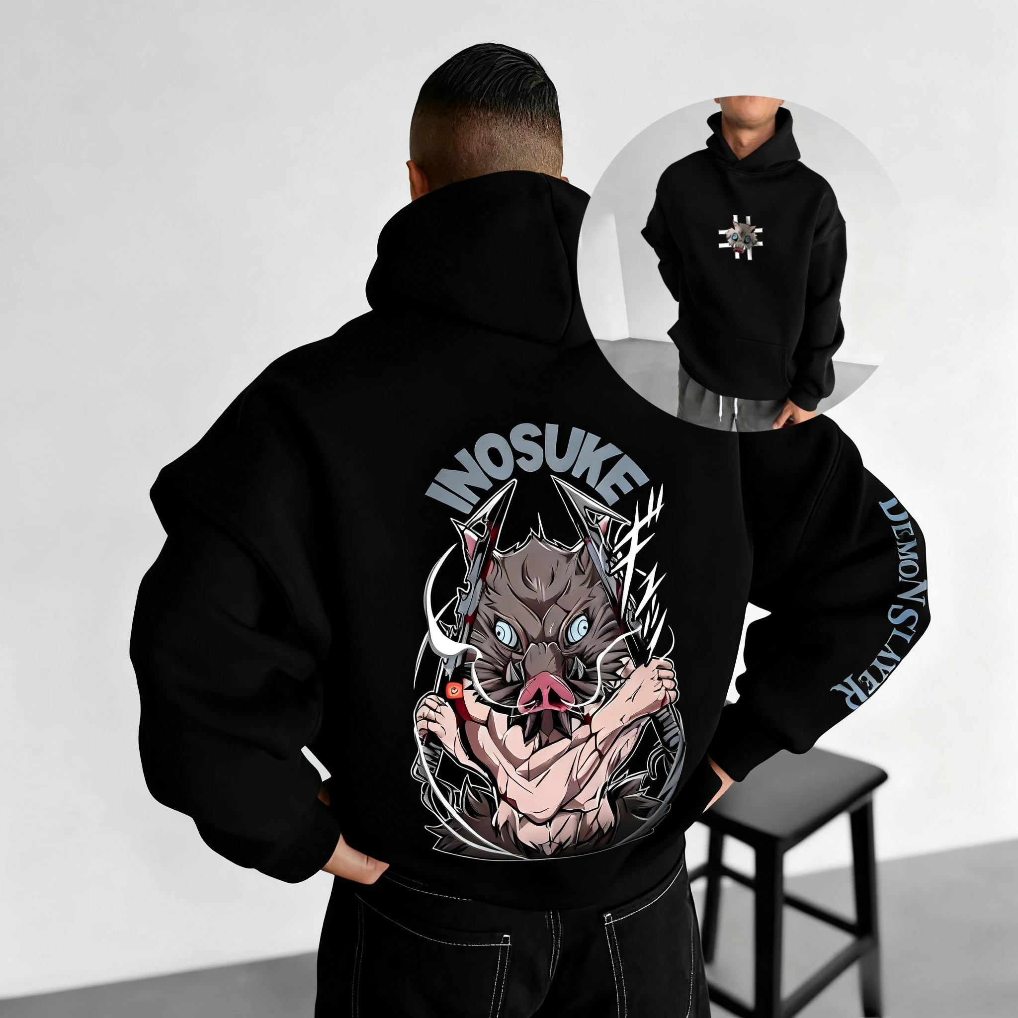 New Spring Autumn Anime Demon Slayer Vintage Oversized Hoodie Men Women Y2k Clothes Pullover Sweatshirt Tops Streetwear Unisex
New Spring Autumn Anime Demon Slayer Vintage Oversized Hoodie Men Women Y2k Clothes Pullover Sweatshirt Tops Streetwear Unisex