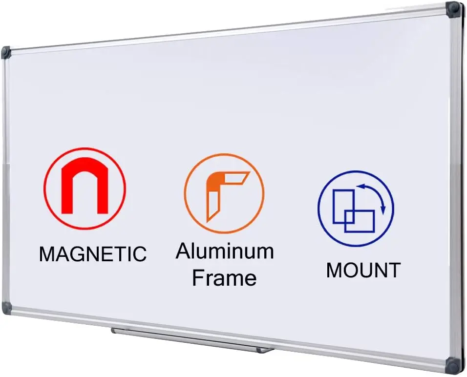 48x24 Inch Magnetic Dry Erase Board with Pen Tray for Office & Classroom
48x24 Inch Magnetic Dry Erase Board with Pen Tray for Office & Classroom