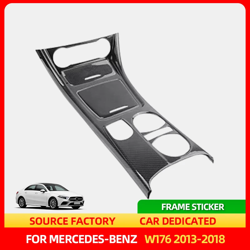Styling Mouldings Car Center Console Water Cup Holder Panel Decorative Frame Sticker for Mercedes GLA CLA A Class W176 2013-2018
Styling Mouldings Car Center Console Water Cup Holder Panel Decorative Frame Sticker for Mercedes GLA CLA A Class W176 2013-2018