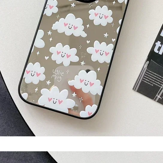 Cartoon Cloud Mirror Surface Phone Case Cover for IPhone 11 12 13 14 15 Pro Max Case for IPhone 15 Pro Max
Cartoon Cloud Mirror Surface Phone Case Cover for IPhone 11 12 13 14 15 Pro Max Case for IPhone 15 Pro Max