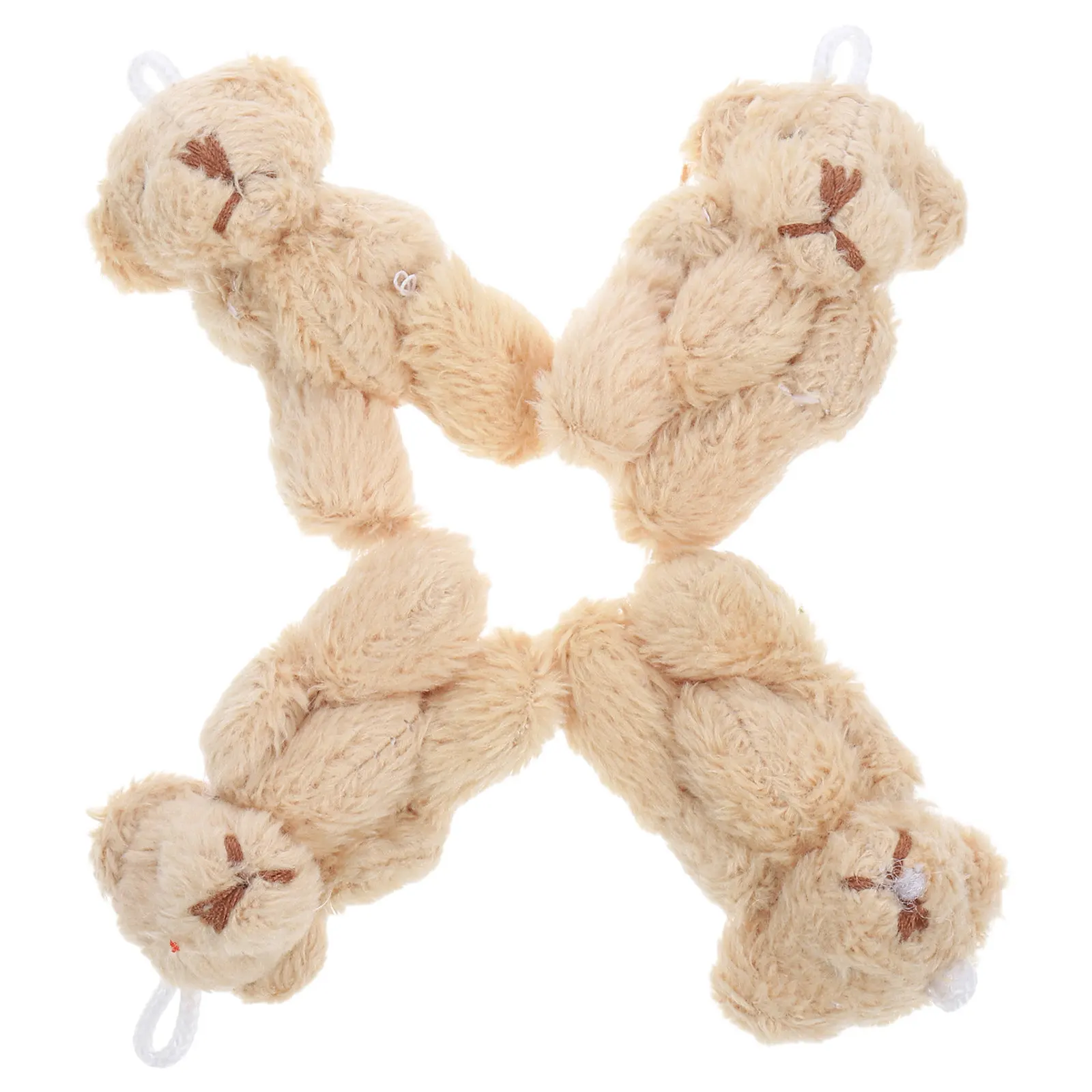 4Pcs Mini Bear Hanging Ornaments Cute Soft Stuffed Animal Pendants Home Decor Dollhouse Decoration Keychain Accessories
4Pcs Mini Bear Hanging Ornaments Cute Soft Stuffed Animal Pendants Home Decor Dollhouse Decoration Keychain Accessories
