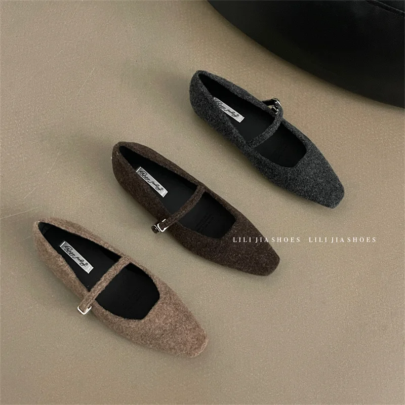 Bailamos Winter New Brand Women Flats Round Toe Shallow Slip On Ladies Casual Ballet Shoes Soft Leather Eelgant Dress Shoes
Bailamos Winter New Brand Women Flats Round Toe Shallow Slip On Ladies Casual Ballet Shoes Soft Leather Eelgant Dress Shoes