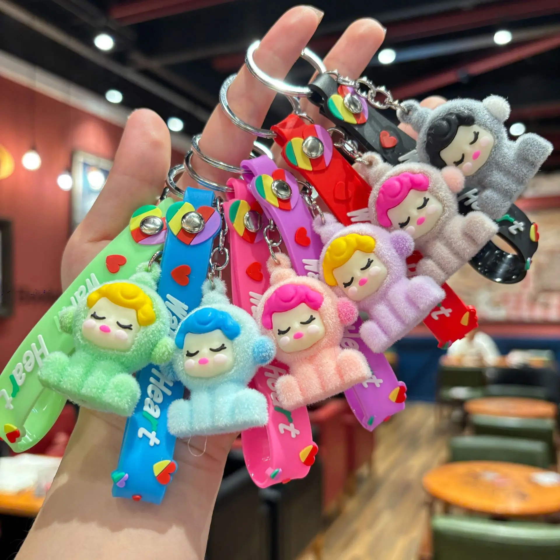 New cute girl key chain student bag key pendant diy key chain car couple buckle gift
New cute girl key chain student bag key pendant diy key chain car couple buckle gift