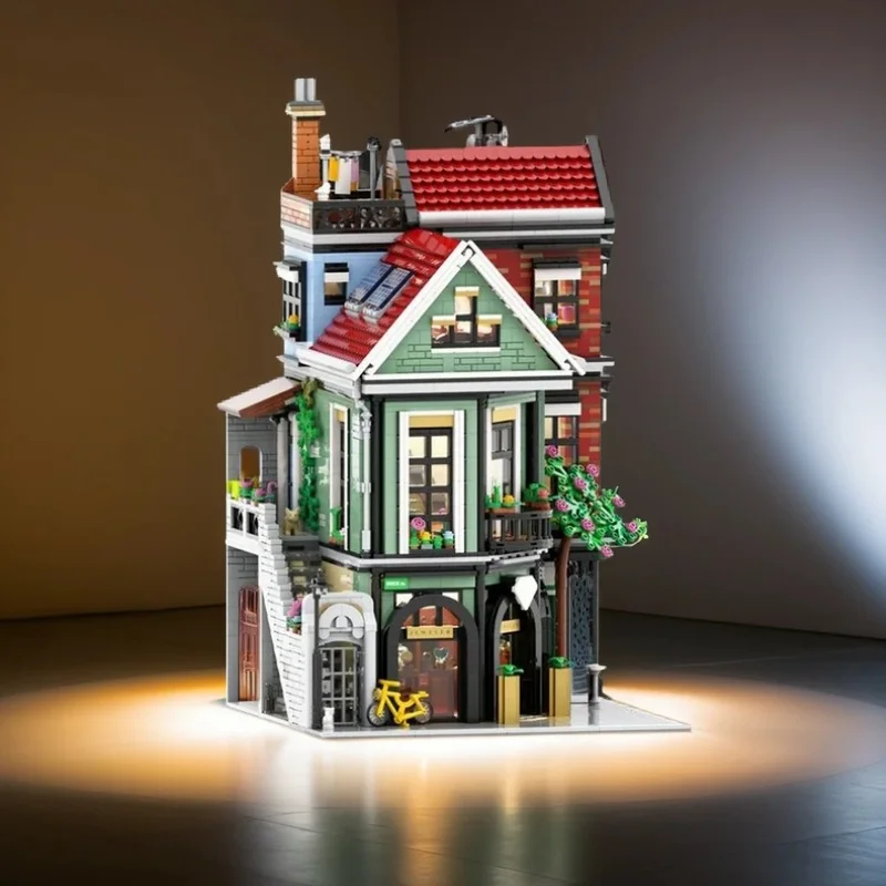 4340PCS MOC Street View Townhouse Jeweler Pancake House Model Custom Building Blocks Architecture DIY Assembly Display Gift Set
4340PCS MOC Street View Townhouse Jeweler Pancake House Model Custom Building Blocks Architecture DIY Assembly Display Gift Set