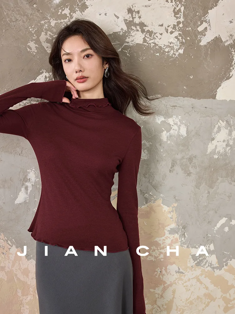 Comfortable Skin-Friendly Silk Wool Ne Base irt JIANCHA "Free Breath" Two-Layer Skin Comfortable Silk Wool Turtlene Bas...
Comfortable Skin-Friendly Silk Wool Ne Base irt JIANCHA "Free Breath" Two-Layer Skin Comfortable Silk Wool Turtlene Bas...