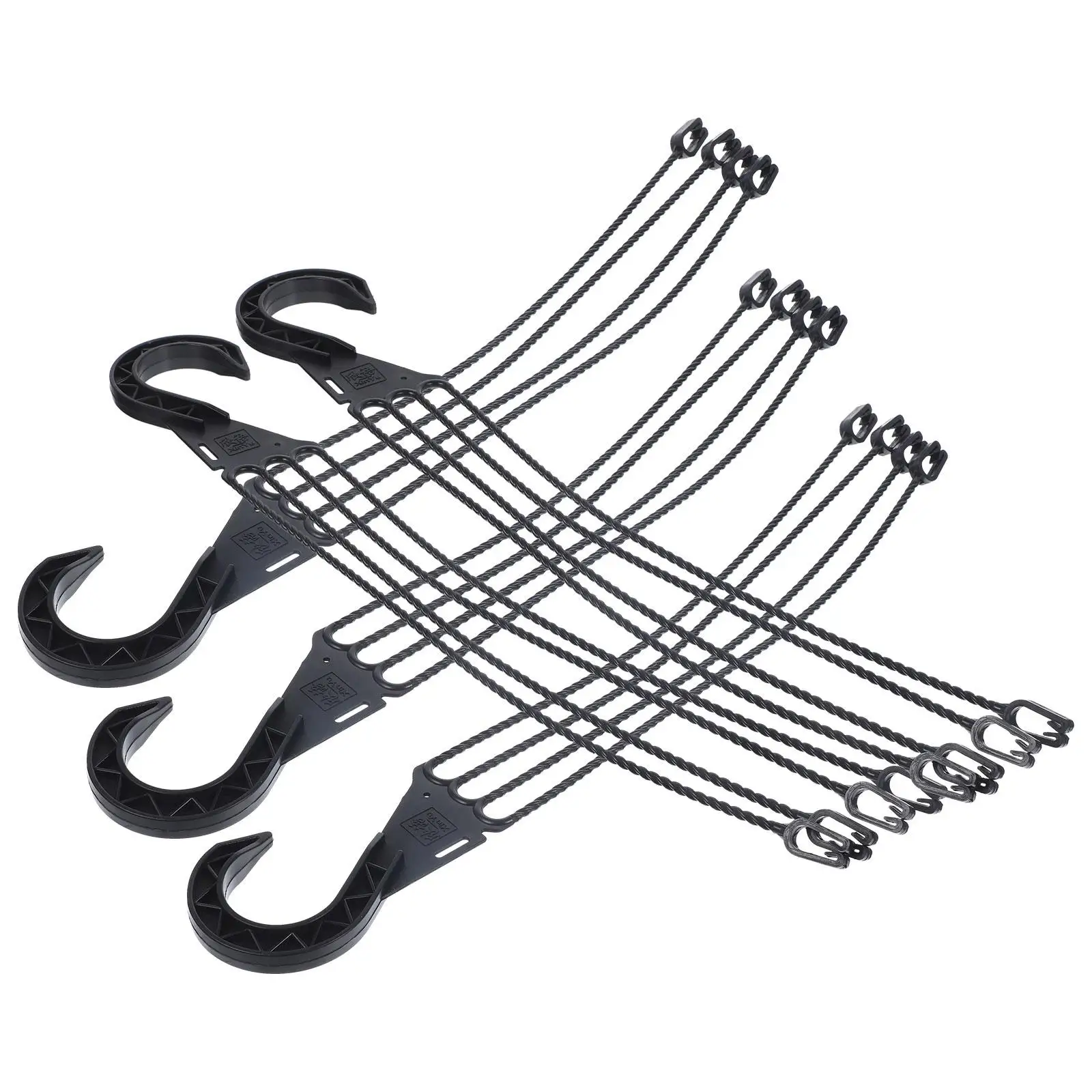 5 Pcs Hanging Flowerpot Hooks Black 45cm 4 Grab Hooks Durable Plastic Material Practical Load Bearing Capacity Balcony Garden
5 Pcs Hanging Flowerpot Hooks Black 45cm 4 Grab Hooks Durable Plastic Material Practical Load Bearing Capacity Balcony Garden