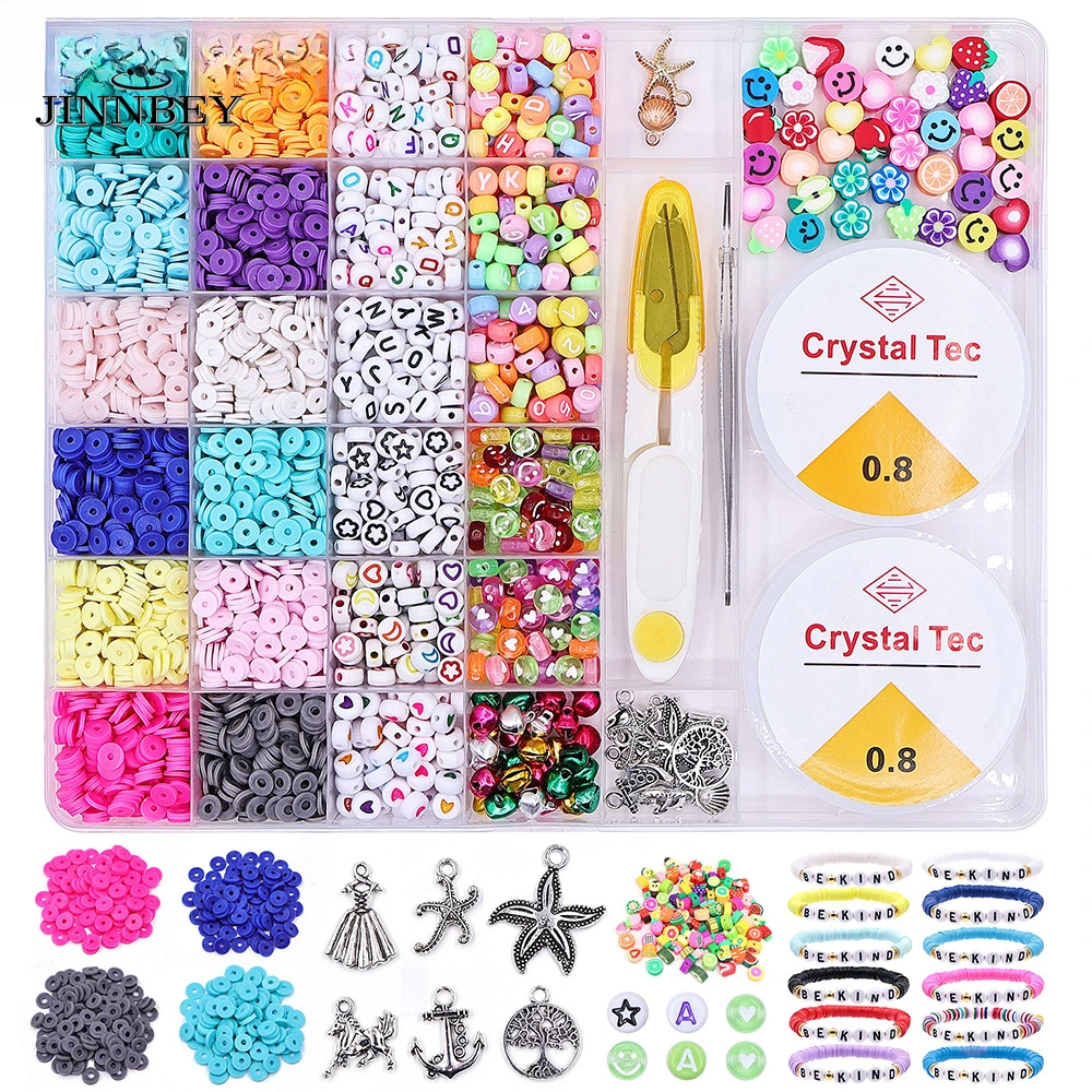 2434Pcs Handmade Bead Set, Acrylic Spacer Beads For Bracelet, Necklace DIY Jewelry Making Craft Supplies,Creative Gift For Girls
2434Pcs Handmade Bead Set, Acrylic Spacer Beads For Bracelet, Necklace DIY Jewelry Making Craft Supplies,Creative Gift For Girls