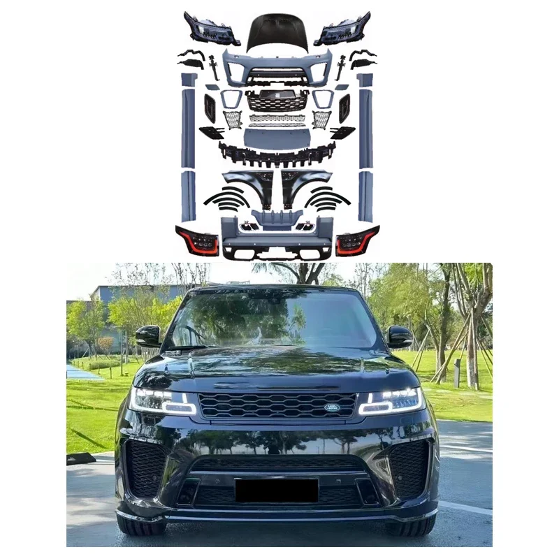 Upgrade Convert SVR model body kit facelift big surround for land Range Rover Sport L494 2014-2017 up to 2018-2022
Upgrade Convert SVR model body kit facelift big surround for land Range Rover Sport L494 2014-2017 up to 2018-2022