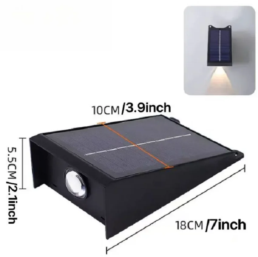 2 Pack Solar Fence Lights, Waterproof Outdoor Solar Lights Auto On/Off, Warm White Solar Deck Lights for Wall, Yard, Garden, Pat
2 Pack Solar Fence Lights, Waterproof Outdoor Solar Lights Auto On/Off, Warm White Solar Deck Lights for Wall, Yard, Garden, Pat