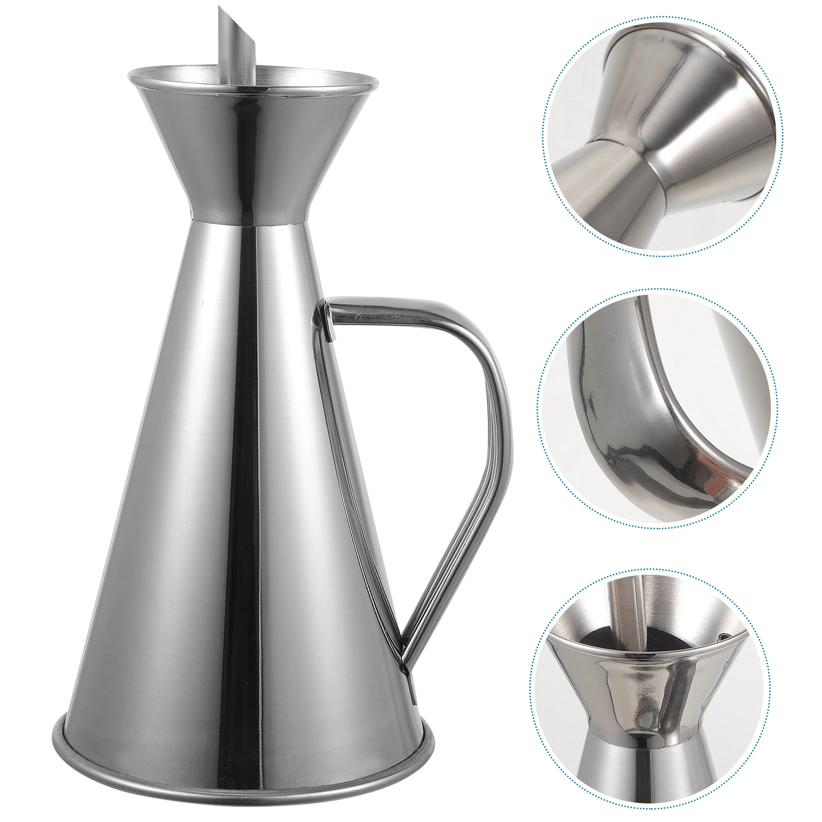 Anti-drip Oil Pot Bottle Container Dispenser Multifunction Non-drip Kitchen Stainless Steel
Anti-drip Oil Pot Bottle Container Dispenser Multifunction Non-drip Kitchen Stainless Steel