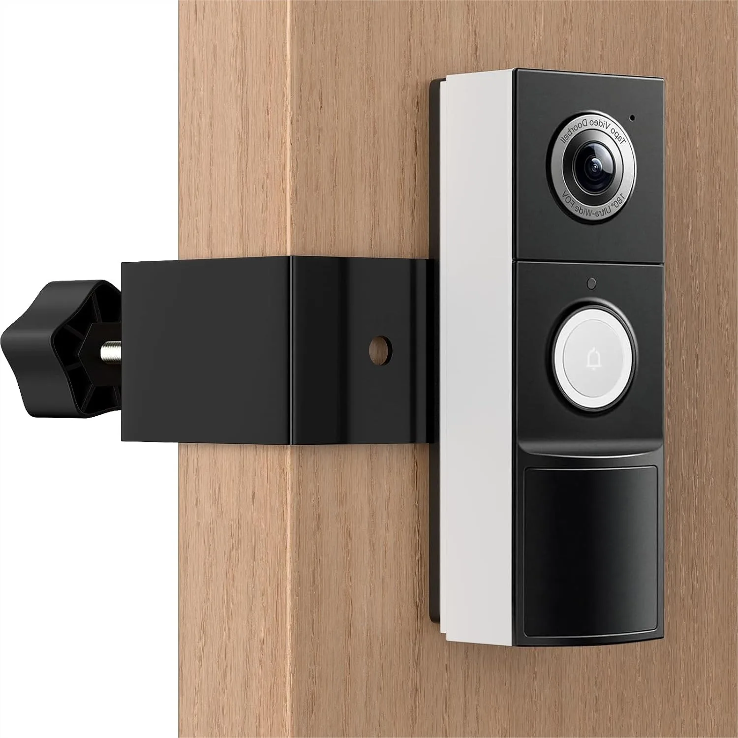 Anti-Theft Video Doorbell Mount for Tapo/myQ, No Drill Adjustable Bracket for Houses Apartments Rentals, Black
Anti-Theft Video Doorbell Mount for Tapo/myQ, No Drill Adjustable Bracket for Houses Apartments Rentals, Black