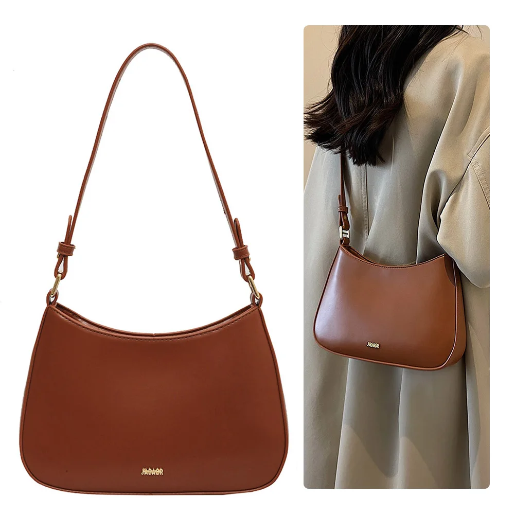 PU Leather Stylish Satchel Bags Large Capacity Women Single Shoulder Bag Solid Color Vintage Simple Messenger Bag
PU Leather Stylish Satchel Bags Large Capacity Women Single Shoulder Bag Solid Color Vintage Simple Messenger Bag