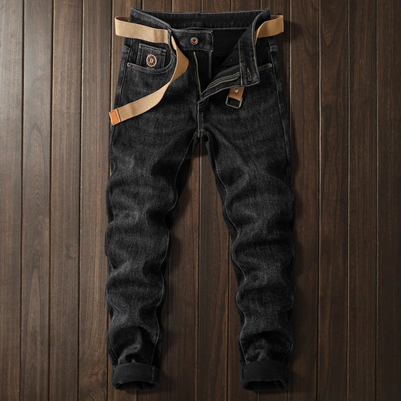 Winter Warm Jeans Men Fashion Trend Embroidered Fleece Lined Thick Trendy Stretch Skinny Pants
Winter Warm Jeans Men Fashion Trend Embroidered Fleece Lined Thick Trendy Stretch Skinny Pants