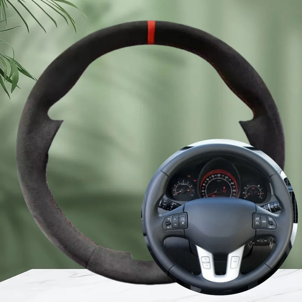 Custom DIY Car Steering Wheel Cover For Kia Sportage 3 2011-2014 Kia Ceed Cee'd 2010-2012 Suede Steering Wrap Car Accessories
Custom DIY Car Steering Wheel Cover For Kia Sportage 3 2011-2014 Kia Ceed Cee'd 2010-2012 Suede Steering Wrap Car Accessories