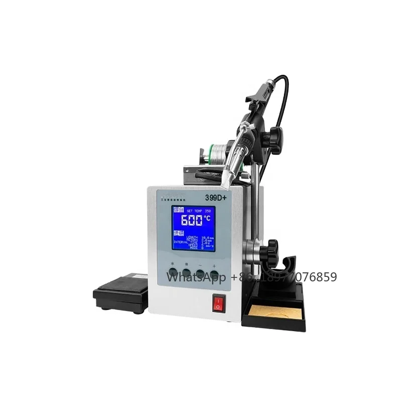 LCD Digital Display Automatic Soldering Machine 300W Mobile Repair Tool Pedal/Manual Feeding Soldering Station
LCD Digital Display Automatic Soldering Machine 300W Mobile Repair Tool Pedal/Manual Feeding Soldering Station