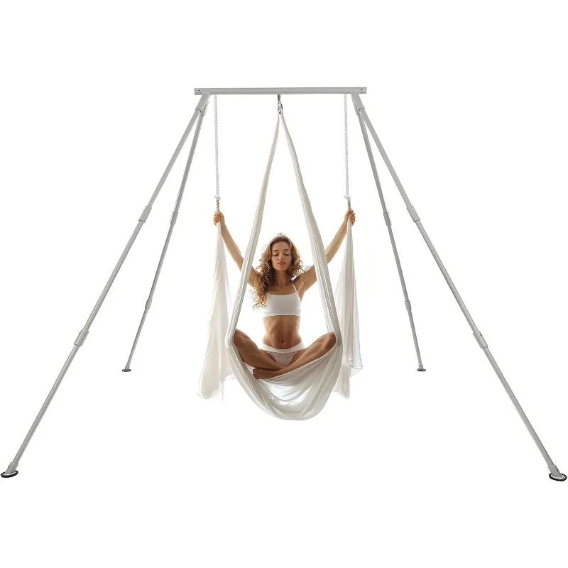 HECASA 9.6 FT/8.1 FT Aerial Yoga Stand for Indoor and Outdoor, 600lbs Max Capacity, Height Adjustable for Yoga Frame
HECASA 9.6 FT/8.1 FT Aerial Yoga Stand for Indoor and Outdoor, 600lbs Max Capacity, Height Adjustable for Yoga Frame