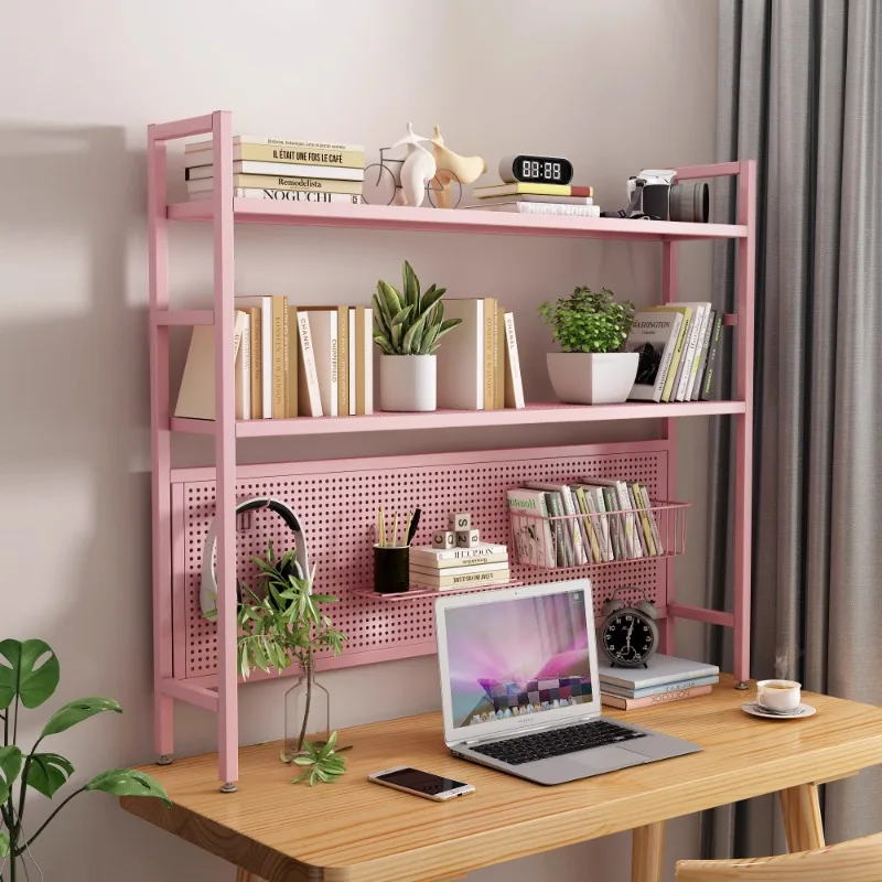 Desktop Storage Rack, Small Bookshelf, Multi-level Storage for Office Supplies, Ironwork Organizing Stand Desk Organizer
Desktop Storage Rack, Small Bookshelf, Multi-level Storage for Office Supplies, Ironwork Organizing Stand Desk Organizer