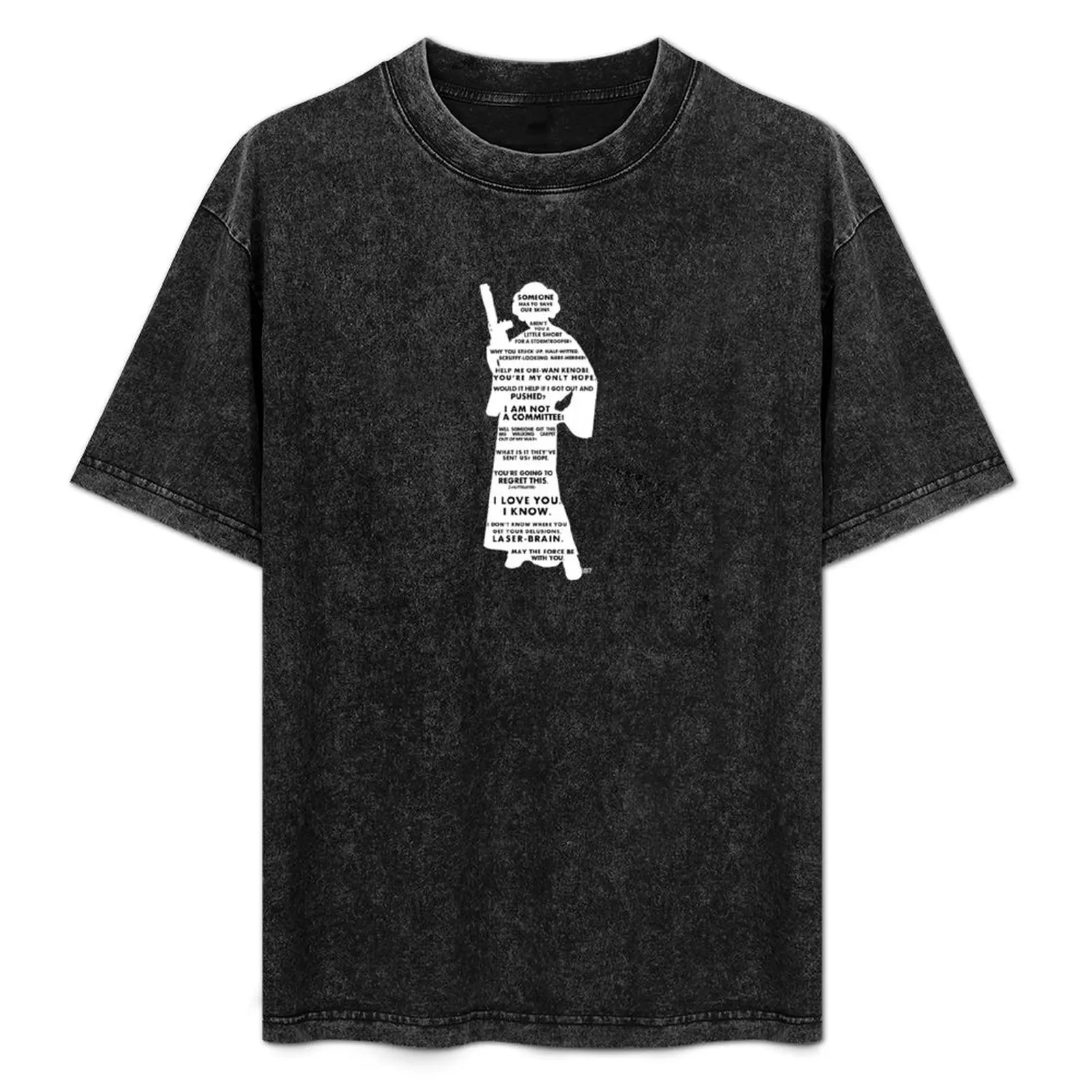 Leia Quotes T-Shirt Anti-Fade Casual Tee Shirt
Leia Quotes T-Shirt Anti-Fade Casual Tee Shirt
