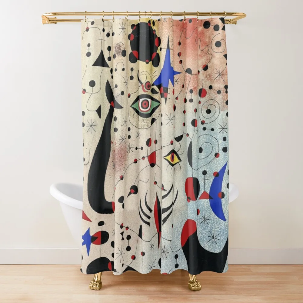 Joan Miro Abstract with Eyes Shower Curtain Shower For Bathroom Set Bathroom Shower Bathroom Accessory Curtain
Joan Miro Abstract with Eyes Shower Curtain Shower For Bathroom Set Bathroom Shower Bathroom Accessory Curtain