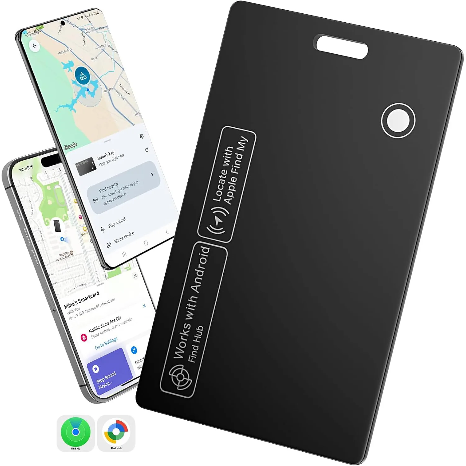 CD Wallet Finder Tracker Card Google IOS Find My App, Wireless Rechargeable Item Locator, Ip68 Smartcard Tracker Tag
CD Wallet Finder Tracker Card Google IOS Find My App, Wireless Rechargeable Item Locator, Ip68 Smartcard Tracker Tag