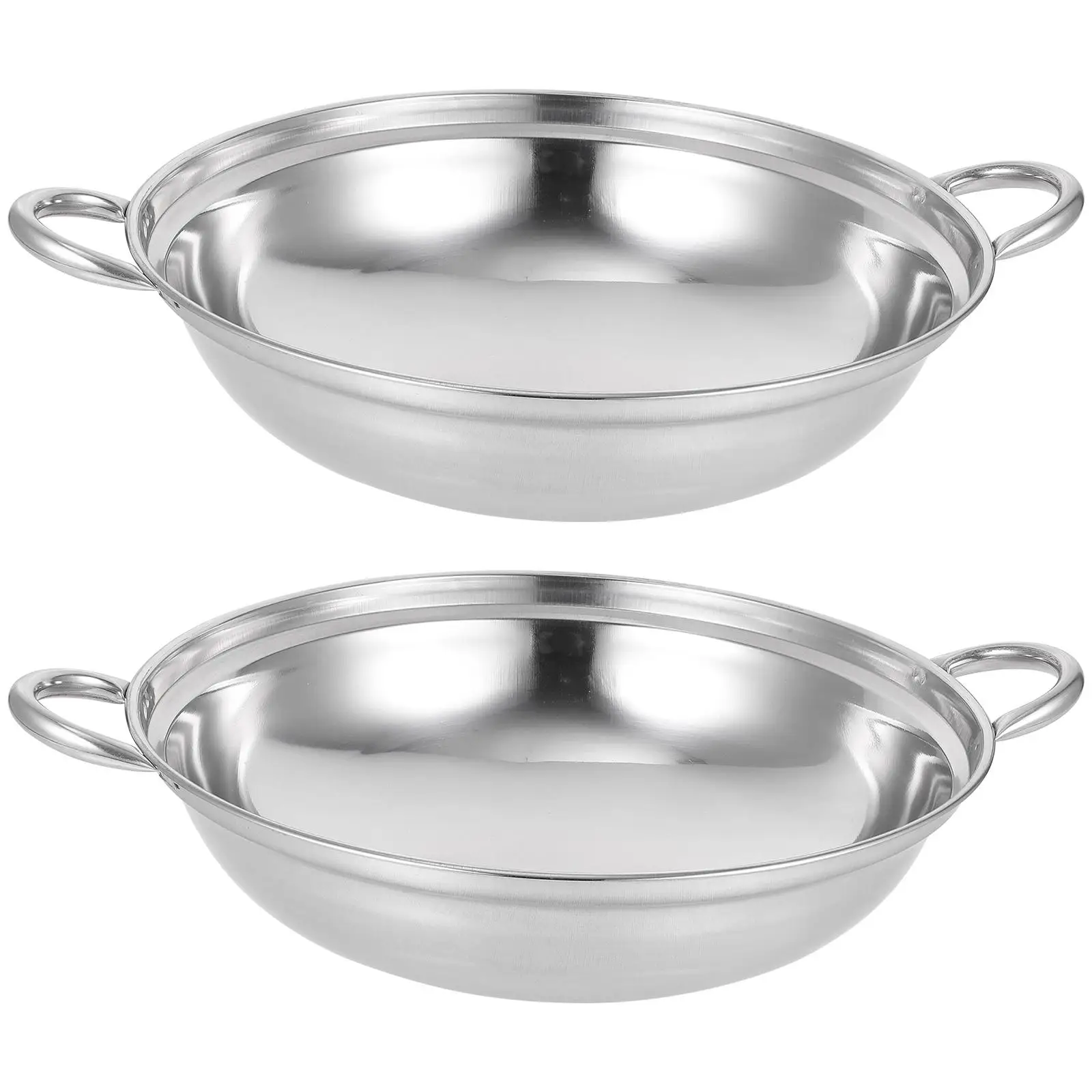 2 Pcs Pot Metal Pans For Cooking Tool Handle with Thicken Wok Household Small Pots Roasting
2 Pcs Pot Metal Pans For Cooking Tool Handle with Thicken Wok Household Small Pots Roasting