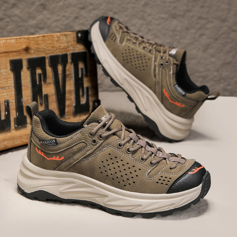 Men's Shoes, Summer Retro Genuine Leather Travel Hiking Shoes, Men's Breathable Height-Increasing Thick-Soled Workwear Dad Shoes
Men's Shoes, Summer Retro Genuine Leather Travel Hiking Shoes, Men's Breathable Height-Increasing Thick-Soled Workwear Dad Shoes