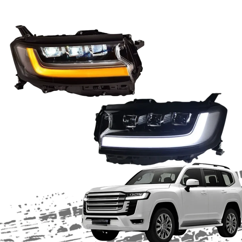 Для Land Cruiser 300 LC300 J300 2021 2022 светодиодные аксессуары для модификации фар DRL, внешние обновленные детали, комплект кузова, тюнинг
Для Land Cruiser 300 LC300 J300 2021 2022 светодиодные аксессуары для модификации фар DRL, внешние обновленные детали, комплект кузова, тюнинг