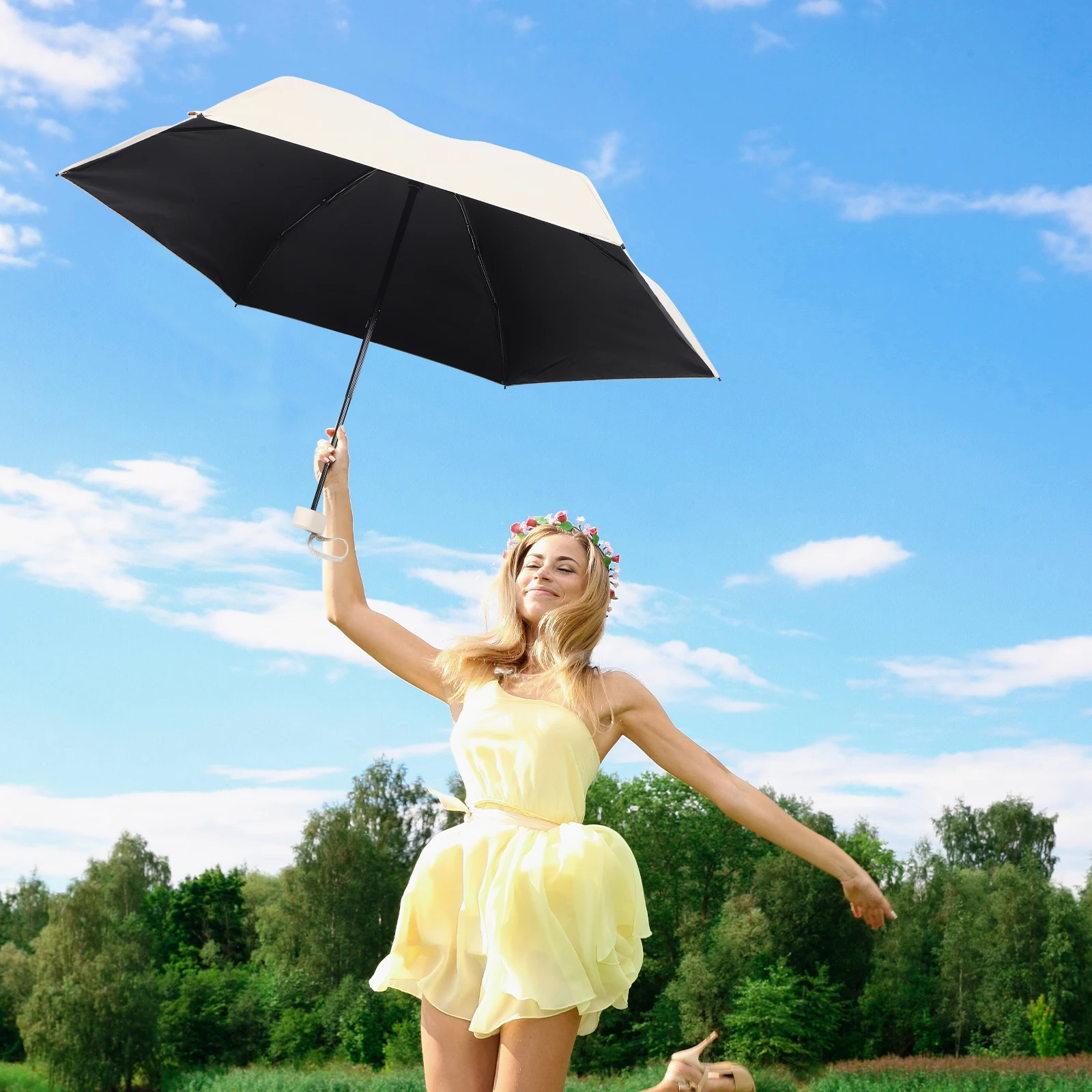 1Pcs Compact UV Protection Umbrella Portable Mini Folding Umbrella Travel Sun Umbrella Rain Umbrella for Women
1Pcs Compact UV Protection Umbrella Portable Mini Folding Umbrella Travel Sun Umbrella Rain Umbrella for Women
