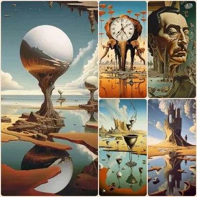 Surrealist Dali Style Jigsaw Puzzle Melting Clock and Dreamscape Decor Gift Fun Interactive Game Home Leisure Entertainment
Surrealist Dali Style Jigsaw Puzzle Melting Clock and Dreamscape Decor Gift Fun Interactive Game Home Leisure Entertainment