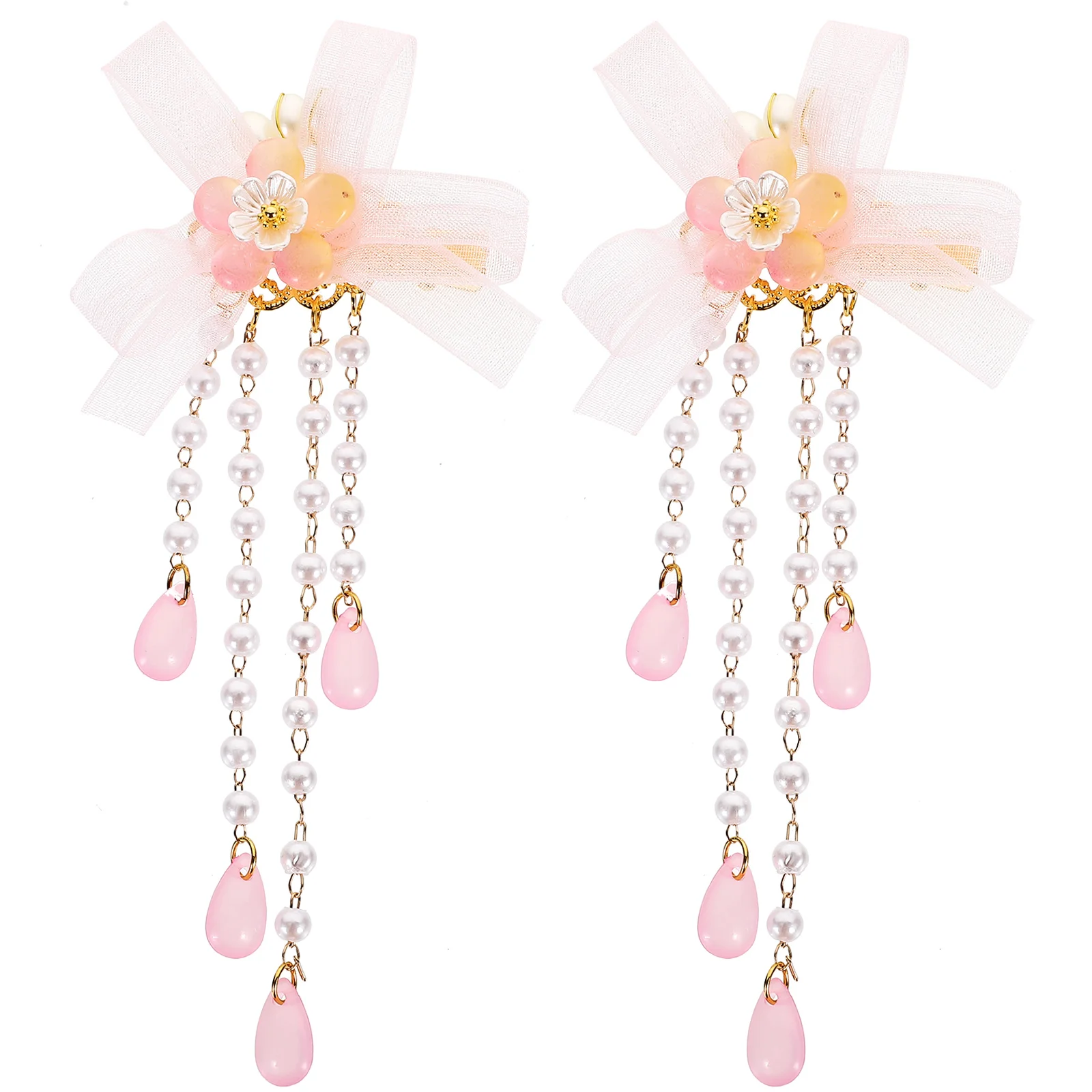 2pcs Flower Hairpins Chinese Style Tassel Clips Durable Metal Accessories for Girls Photo Shoot Party Family Gathering Hair
2pcs Flower Hairpins Chinese Style Tassel Clips Durable Metal Accessories for Girls Photo Shoot Party Family Gathering Hair