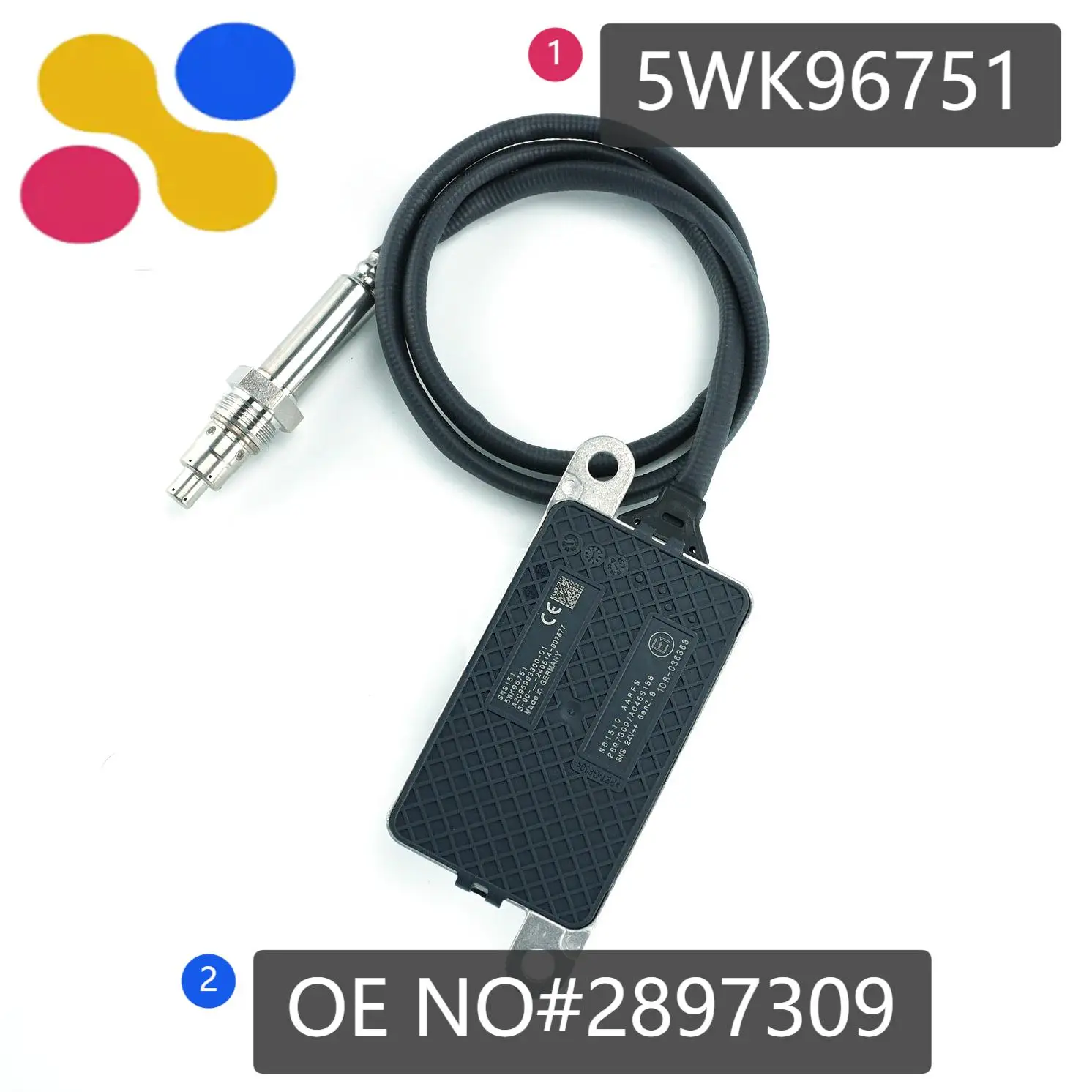 2897309 5WK96751 NOx Sensor Лидер продаж Датчик оксида азота 5WK9 6751 для грузовика Cummins 24 В запасные части
2897309 5WK96751 NOx Sensor Лидер продаж Датчик оксида азота 5WK9 6751 для грузовика Cummins 24 В запасные части