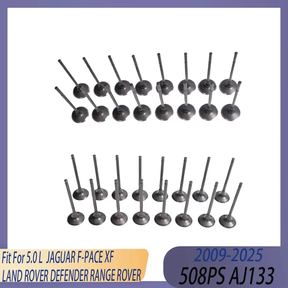 32pcs Engine Intake & Exhaust Set Kit Fit 5.0 L GAS 508PS AJ133 09-24 SCV8 For JAGUAR F-PACE XF LAND ROVER DEFENDER RANGE ROVER
32pcs Engine Intake & Exhaust Set Kit Fit 5.0 L GAS 508PS AJ133 09-24 SCV8 For JAGUAR F-PACE XF LAND ROVER DEFENDER RANGE ROVER