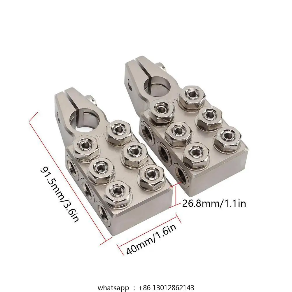 12-контактный разъем аккумулятора, свинцово-кислотный автомобильный аудиомодификация, головка аккумулятора, подходит для автомобильных лодок, автофургонов, кемпинговых автомобилей
12-контактный разъем аккумулятора, свинцово-кислотный автомобильный аудиомодификация, головка аккумулятора, подходит для автомобильных лодок, автофургонов, кемпинговых автомобилей