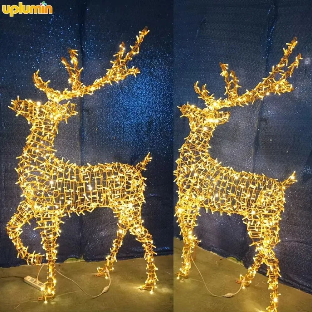 3D светодиодные уличные рождественские украшения IP65 номинальный свет с мотивом оленя для рождественского декора
3D светодиодные уличные рождественские украшения IP65 номинальный свет с мотивом оленя для рождественского декора