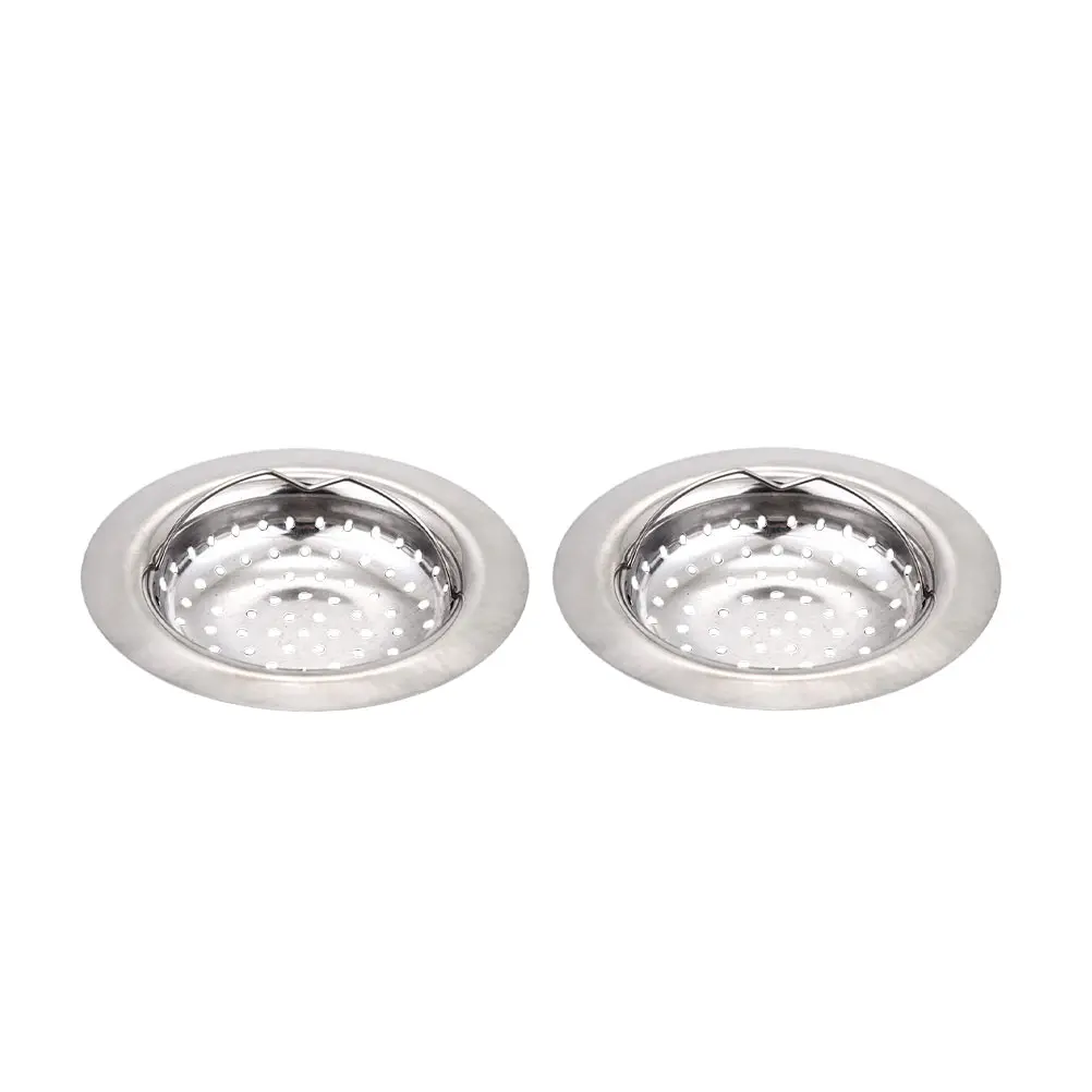 2pcs Stainless Filter Portable Sink Strainer Kitchen Basket Sewer Strainer Drain Catcher Bathtub Sewer Hair Food
2pcs Stainless Filter Portable Sink Strainer Kitchen Basket Sewer Strainer Drain Catcher Bathtub Sewer Hair Food