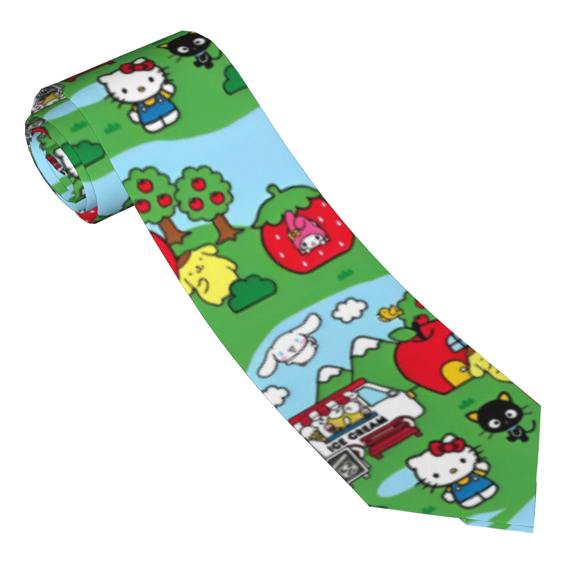 Necktie Hello Kitty Men Women Silk 8 cm Wide Neck Tie Kawaii Cartoon for Men Daily Wear Cravat Wedding Accessories Cosplay Props
Necktie Hello Kitty Men Women Silk 8 cm Wide Neck Tie Kawaii Cartoon for Men Daily Wear Cravat Wedding Accessories Cosplay Props