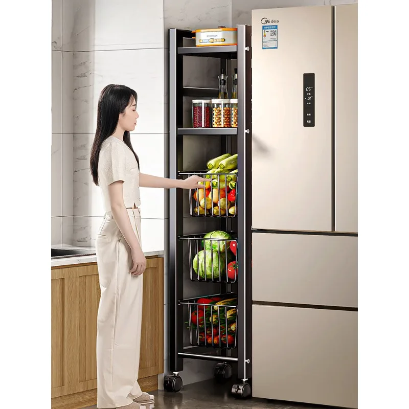 Kitchen Crack Vegetable Basket Shelf Floor to Floor Multifunctional Household Fruit Vegetable Pot Microwave Shelf Storage Rack
Kitchen Crack Vegetable Basket Shelf Floor to Floor Multifunctional Household Fruit Vegetable Pot Microwave Shelf Storage Rack