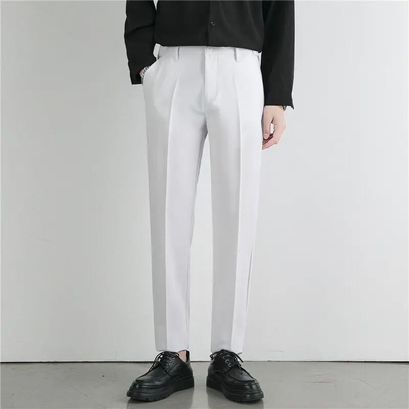 Size 27-38 Men Pants Ankle Length Spring Summer Autumn Fashion Casual Slim Fit Straight Long Chinos Slacks Business Black
Size 27-38 Men Pants Ankle Length Spring Summer Autumn Fashion Casual Slim Fit Straight Long Chinos Slacks Business Black