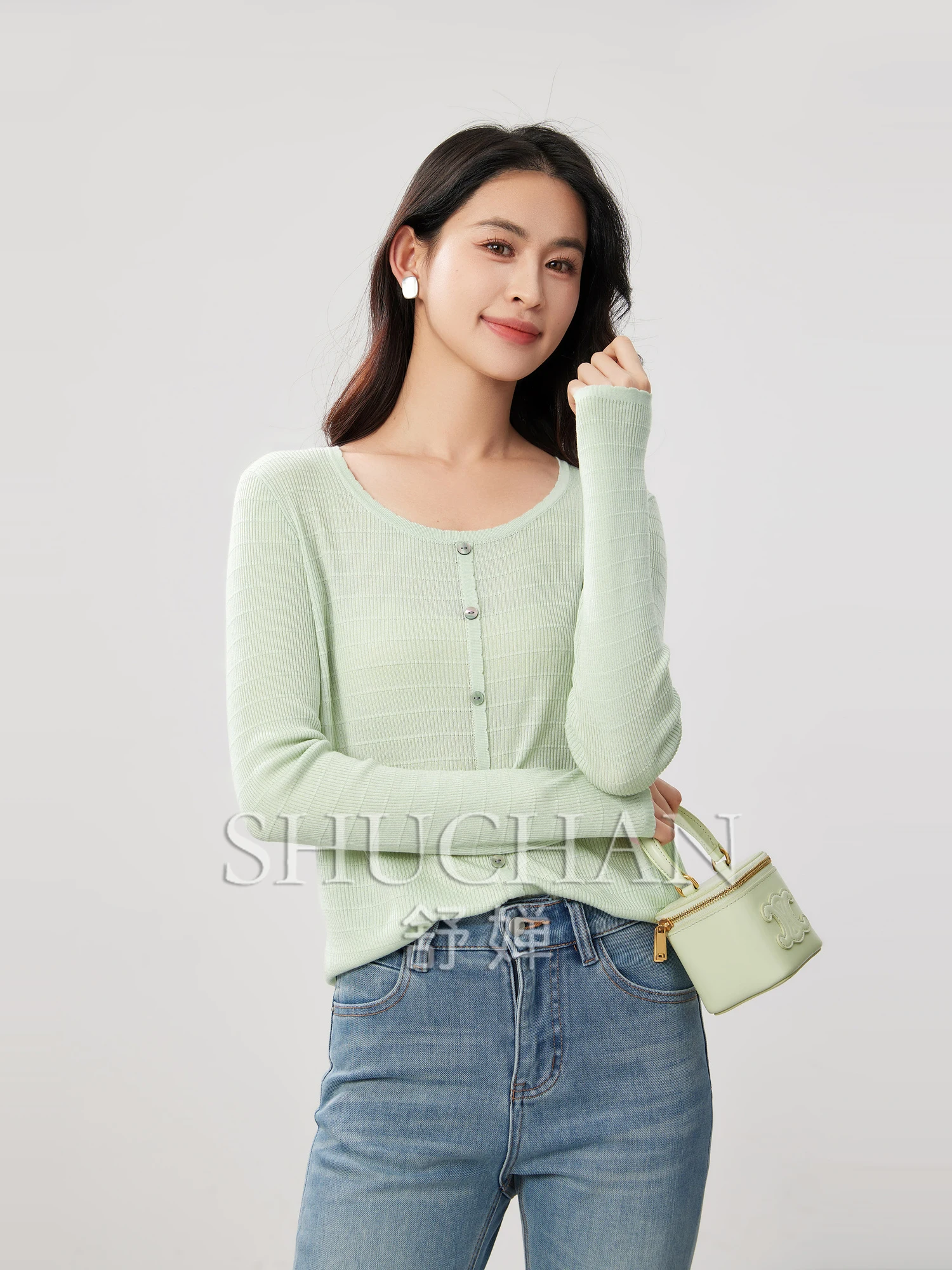 New Summer Thin Silk Wool Lyocell Big Crew Neck Knitted Sweater Women Sueters De Mujer Pullover Pull Femme
New Summer Thin Silk Wool Lyocell Big Crew Neck Knitted Sweater Women Sueters De Mujer Pullover Pull Femme
