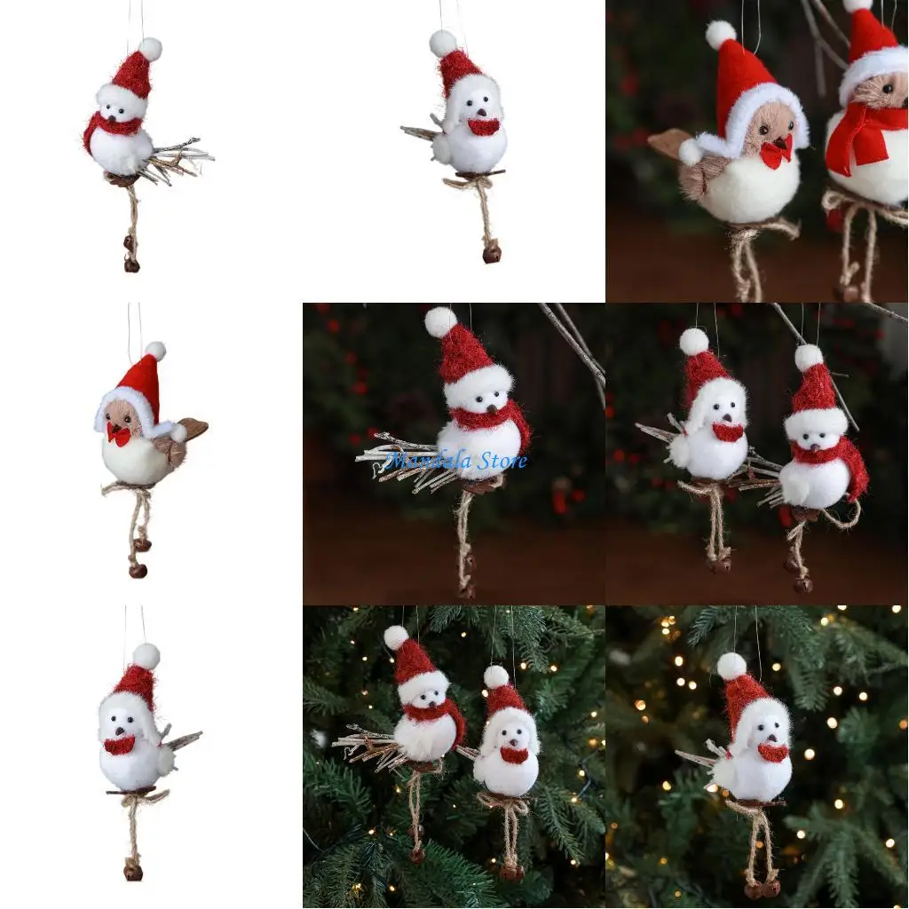 U2JC Christmas Tree Decoration Birds With Red Attire Soft Foam Crafted Hanging Pendant Ornament For Display
U2JC Christmas Tree Decoration Birds With Red Attire Soft Foam Crafted Hanging Pendant Ornament For Display