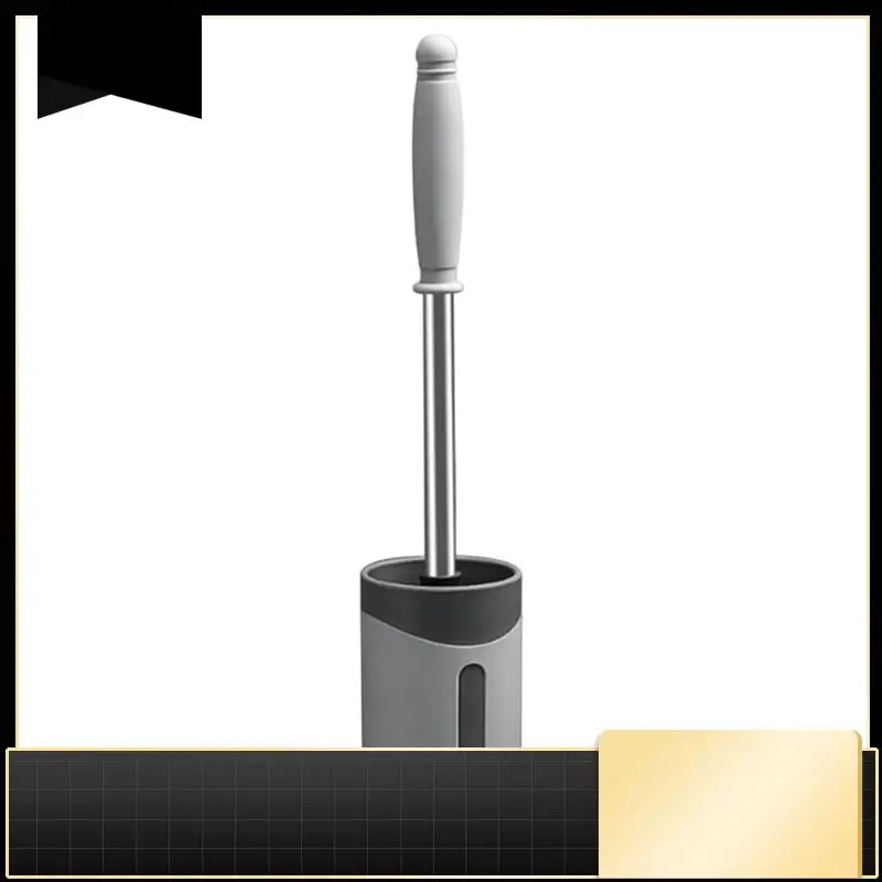 Toilet Brush Soft Non-Slip Cleaning Brush Wall Hanging Super Decontamination Bathroom Cleaning Tool Gray Reusable-N37R
Toilet Brush Soft Non-Slip Cleaning Brush Wall Hanging Super Decontamination Bathroom Cleaning Tool Gray Reusable-N37R